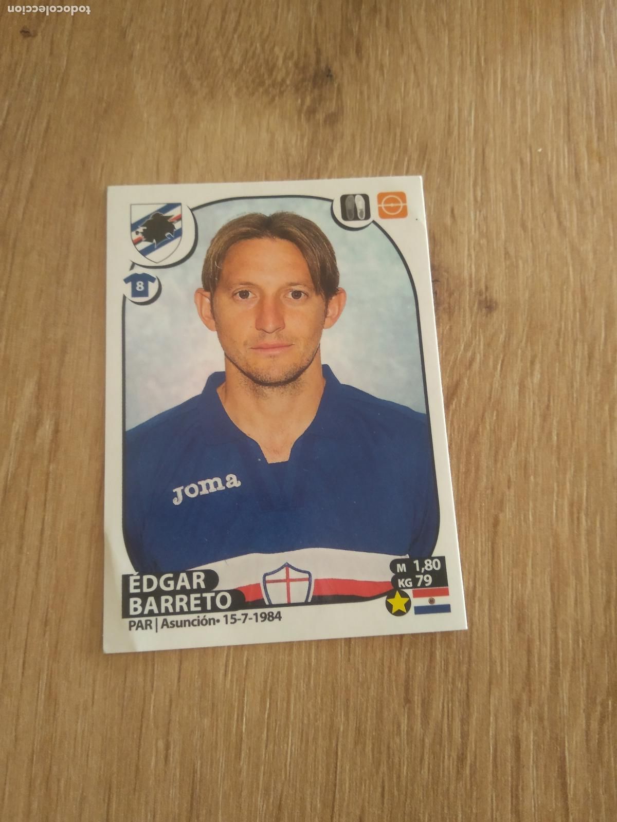 Cromos de f&uacute;tbol: 438 EDGAR BARRETO SAMPDORIA CROMO FUTBOL PANINI LIGA ITALIA 17-18 CALCIATORI 2017-2018