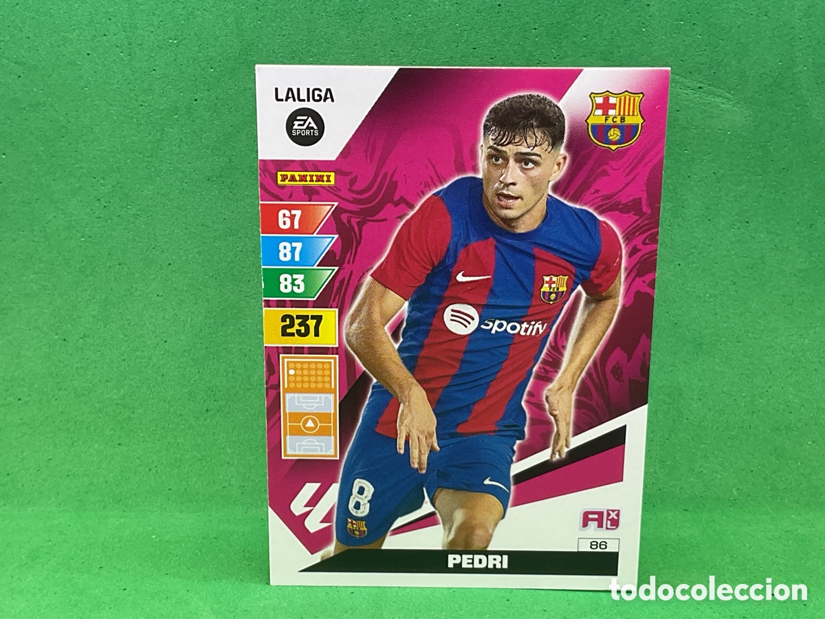 Cromos de f&uacute;tbol: N&ordm; 86 . PEDRI .F.C.BARCELONA. LA LIGA 2023/2024. ADRENALYN XL TRADING CARD GAME. PANINI