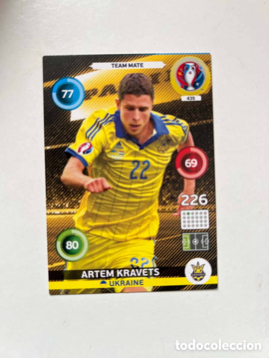 Cromos de f&uacute;tbol: Artem Kravets EURO2016 (435)