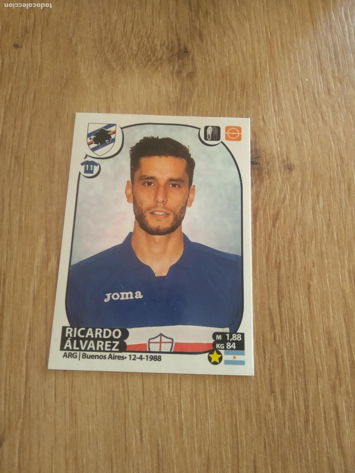 Cromos de f&uacute;tbol: 442 RICARDO ALVAREZ SAMPDORIA CROMO FUTBOL PANINI LIGA ITALIA 17-18 CALCIATORI 2017-2018