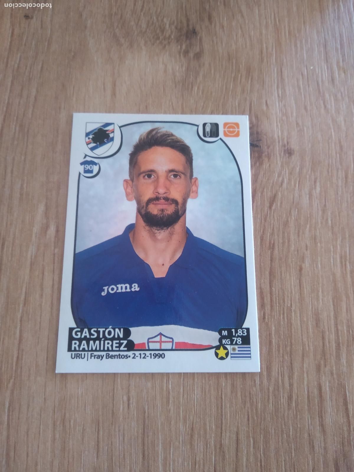 Cromos de f&uacute;tbol: 444 GASTON RAMIREZ SAMPDORIA CROMO FUTBOL PANINI LIGA ITALIA 17-18 CALCIATORI 2017-2018
