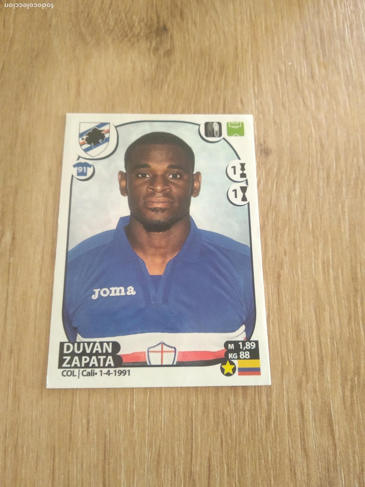 Cromos de f&uacute;tbol: 448 DUVAN ZAPATA SAMPDORIA CROMO FUTBOL PANINI LIGA ITALIA 17-18 CALCIATORI 2017-2018
