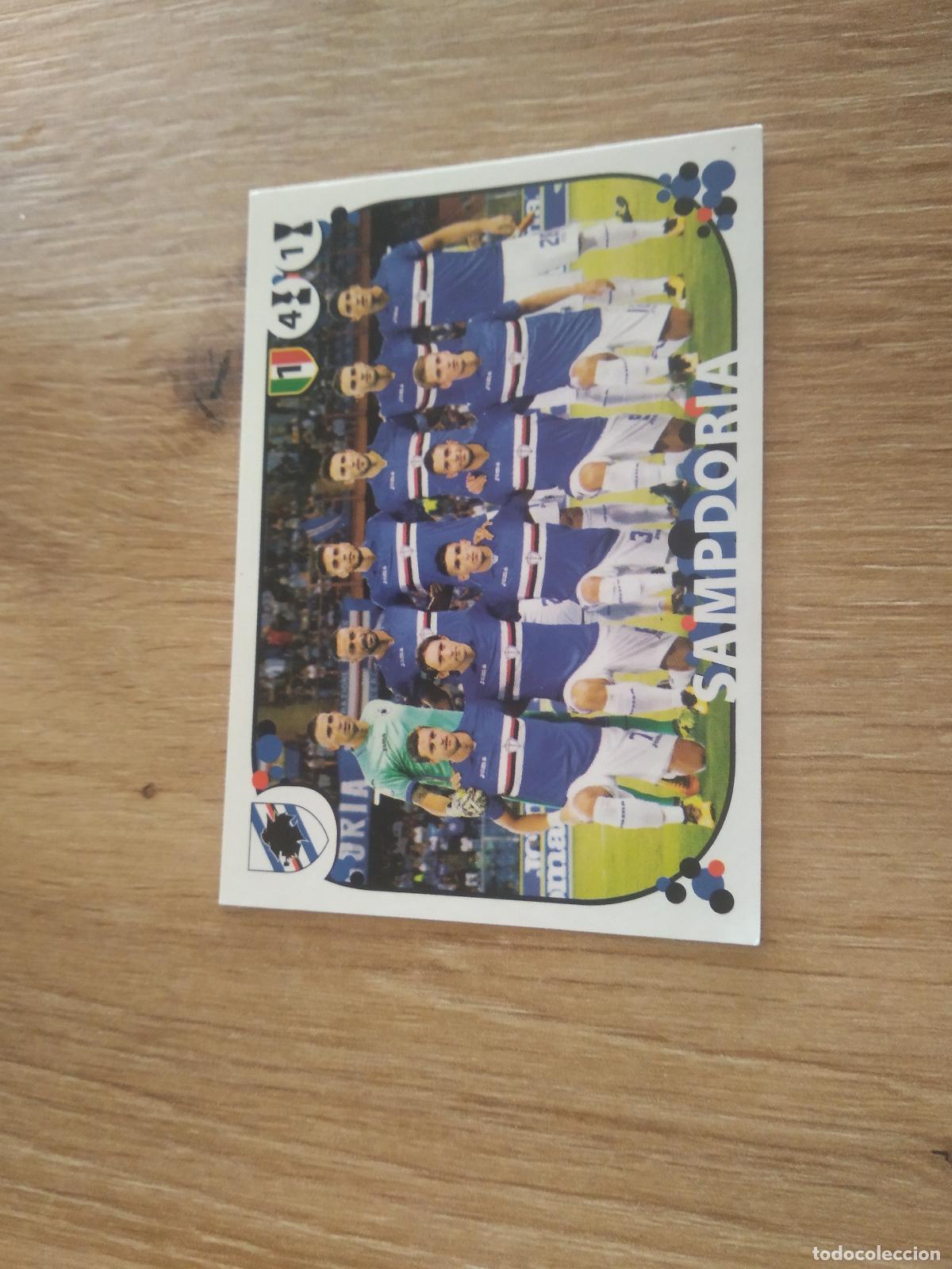 Cromos de f&uacute;tbol: 449 EQUIPO PLANTILLA SAMPDORIA CROMO FUTBOL PANINI LIGA ITALIA 17-18 CALCIATORI 2017-2018