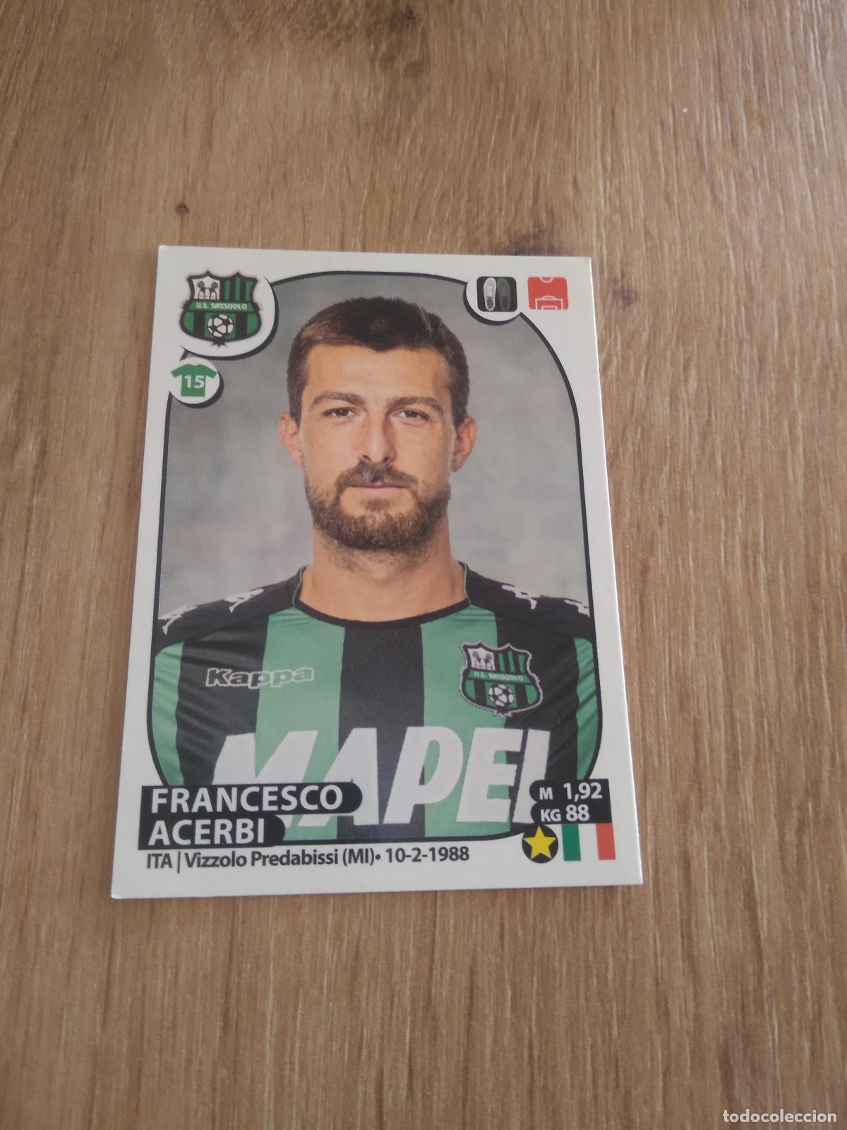 Cromos de f&uacute;tbol: 456 FRANCESCO ACERBI SASSUOLO CROMO FUTBOL PANINI LIGA ITALIA 17-18 CALCIATORI 2017-2018