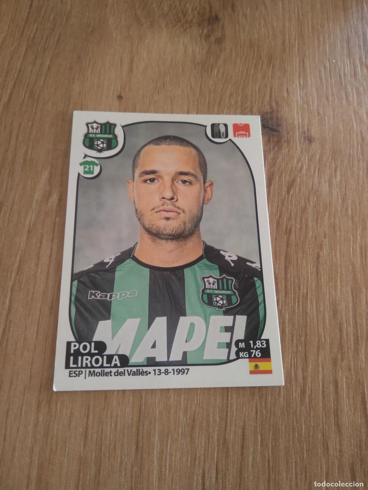 Cromos de f&uacute;tbol: 460 POL LIROLA SASSUOLO CROMO FUTBOL PANINI LIGA ITALIA 17-18 CALCIATORI 2017-2018
