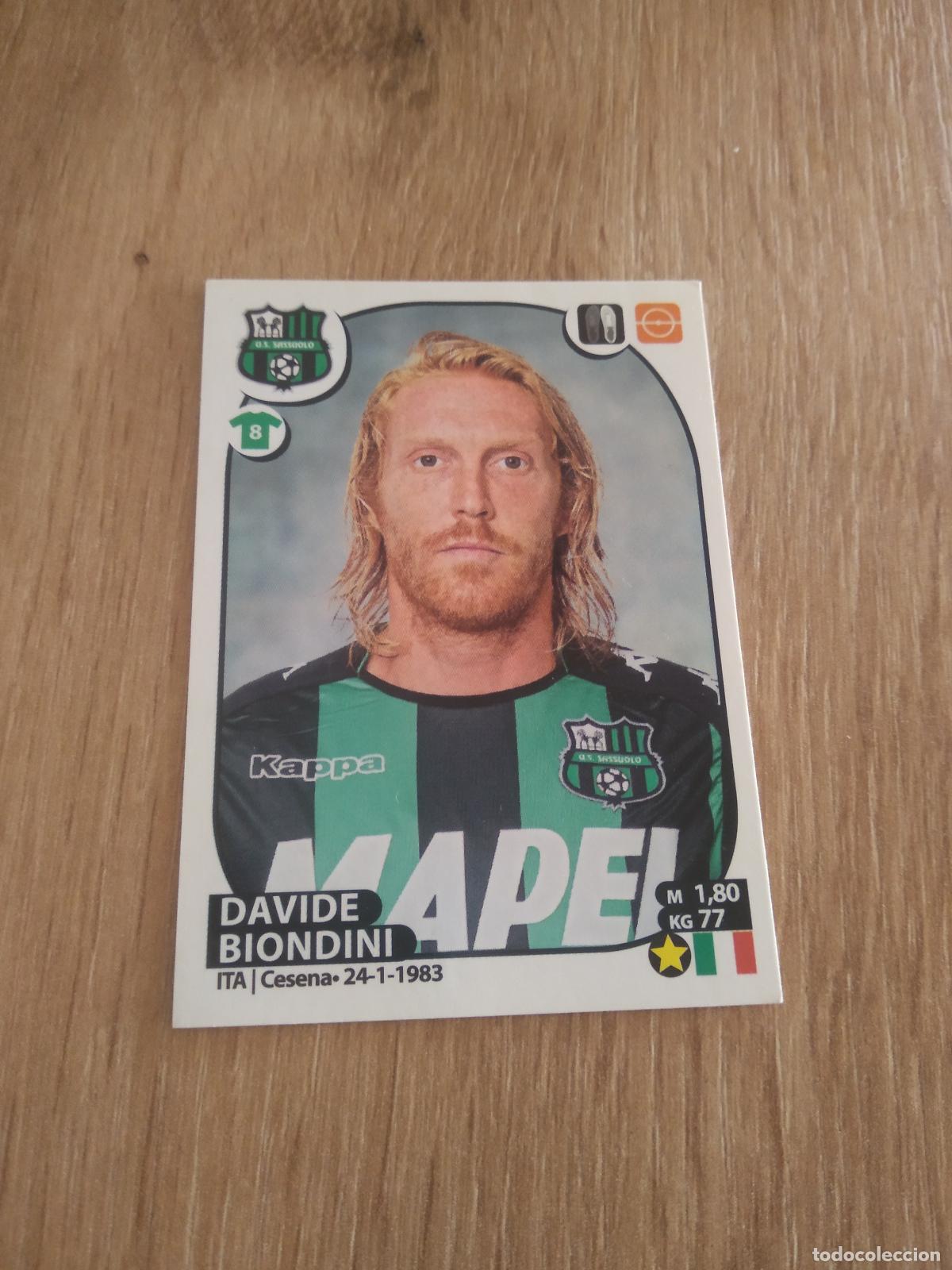 Cromos de f&uacute;tbol: 467 DAVIDE BIONDINI SASSUOLO CROMO FUTBOL PANINI LIGA ITALIA 17-18 CALCIATORI 2017-2018