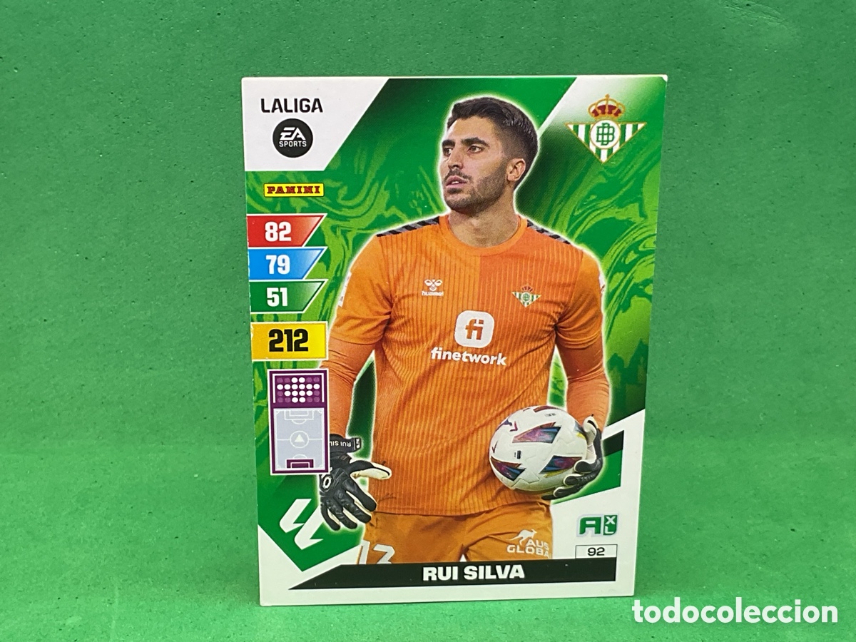 Cromos de f&uacute;tbol: N&ordm; 92 . RUI SILVA . REAL BETIS . LA LIGA 2023/2024. ADRENALYN XL TRADING CARD GAME. PANINI