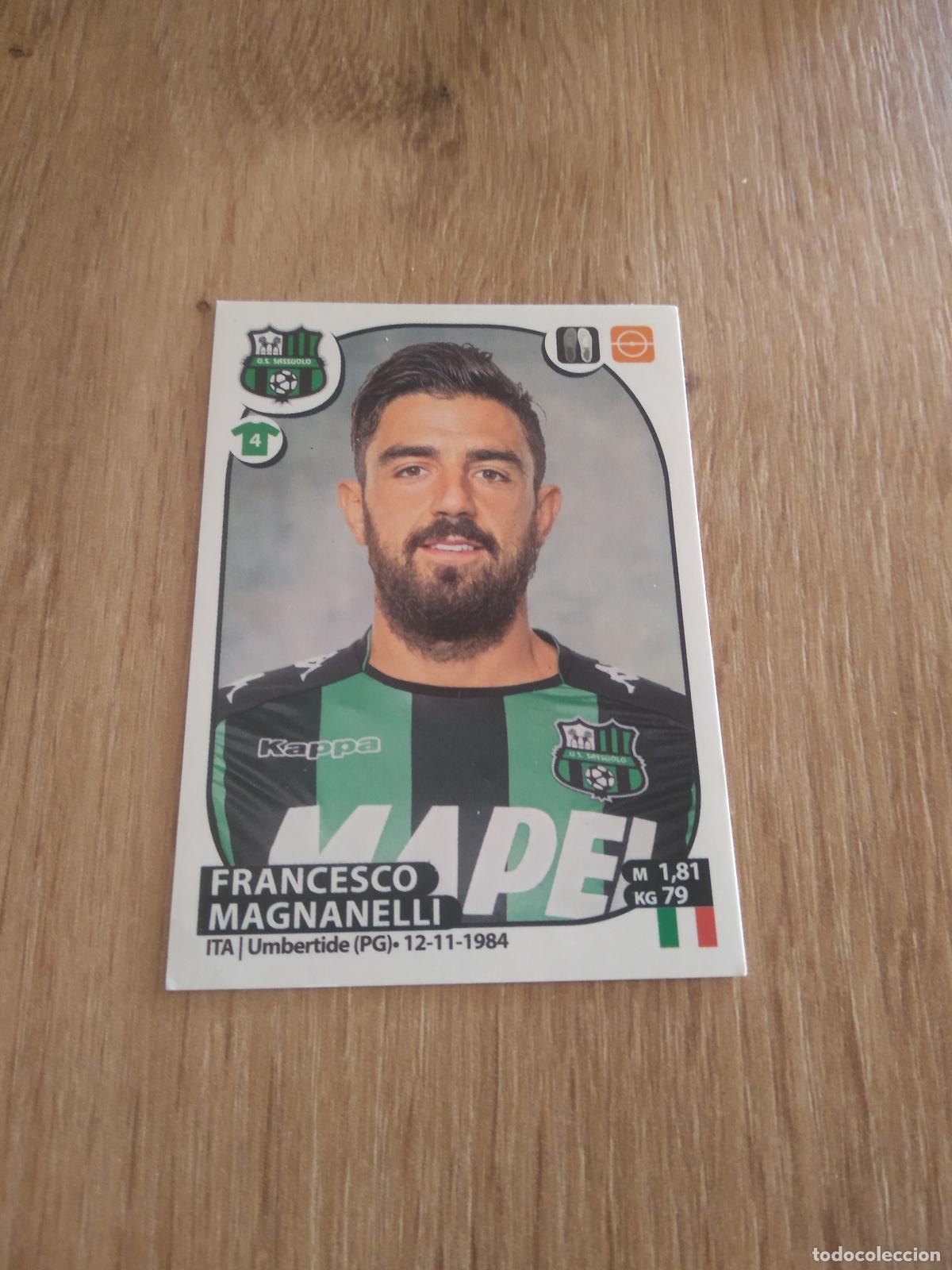 Cromos de f&uacute;tbol: 468 FRANCESCO MAGNANELLI SASSUOLO CROMO FUTBOL PANINI LIGA ITALIA 17-18 CALCIATORI 2017-2018