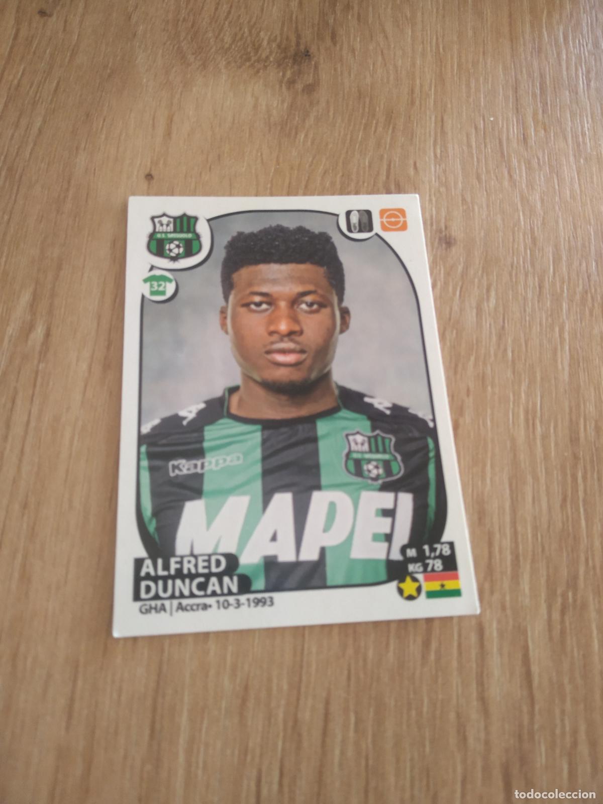 Cromos de f&uacute;tbol: 469 ALFRED DUNCAN SASSUOLO CROMO FUTBOL PANINI LIGA ITALIA 17-18 CALCIATORI 2017-2018