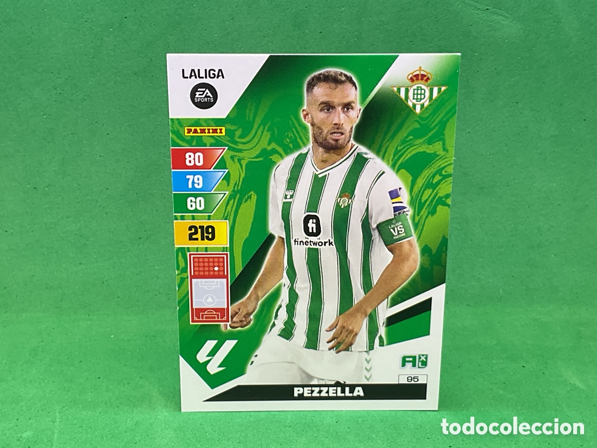Cromos de Futebol: N&ordm; 95 . PEZZELLA . REAL BETIS. LA LIGA 2023/2024. ADRENALYN XL TRADING CARD GAME. PANINI