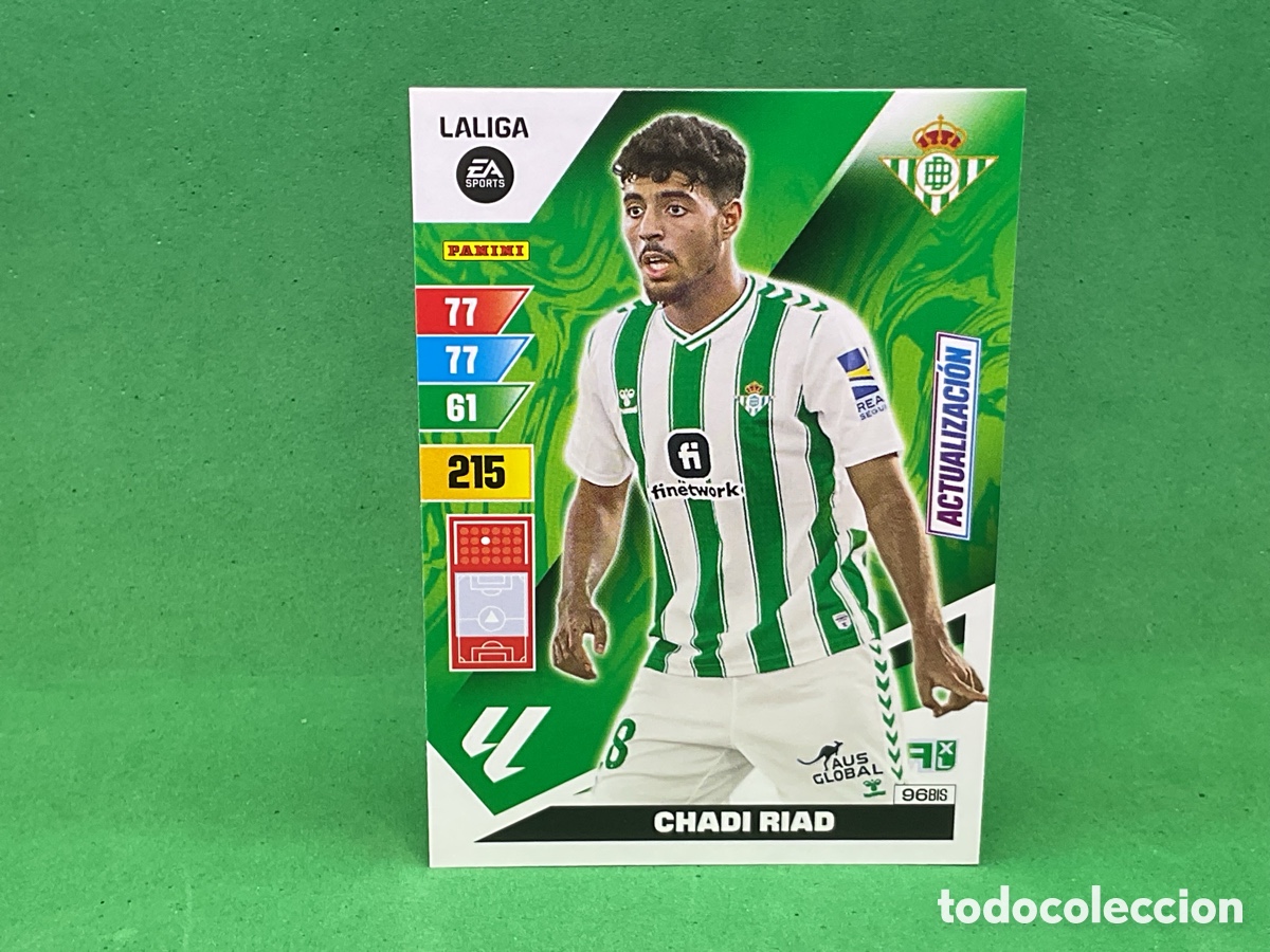 Cromos de Futebol: N&ordm; 96 BIS . CHADI RIAD . REAL BETIS. LA LIGA 2023/2024. ADRENALYN XL TRADING CARD GAME. PANINI