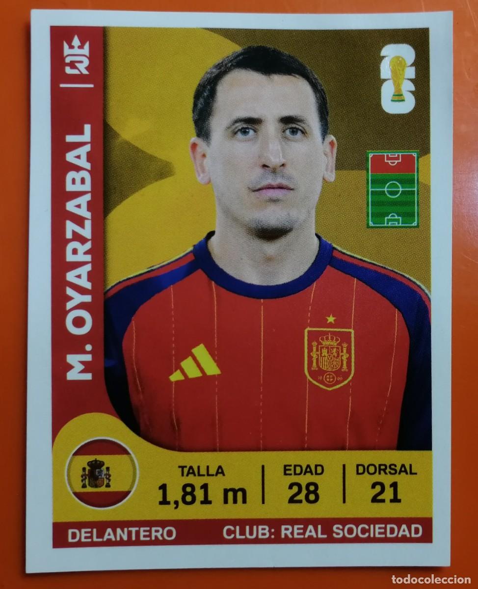 Cromos de Futebol: Espa&ntilde;a Mundial 2026 - Cromo 352 OYARZABAL - &Aacute;lbum 3Reyes de Peru