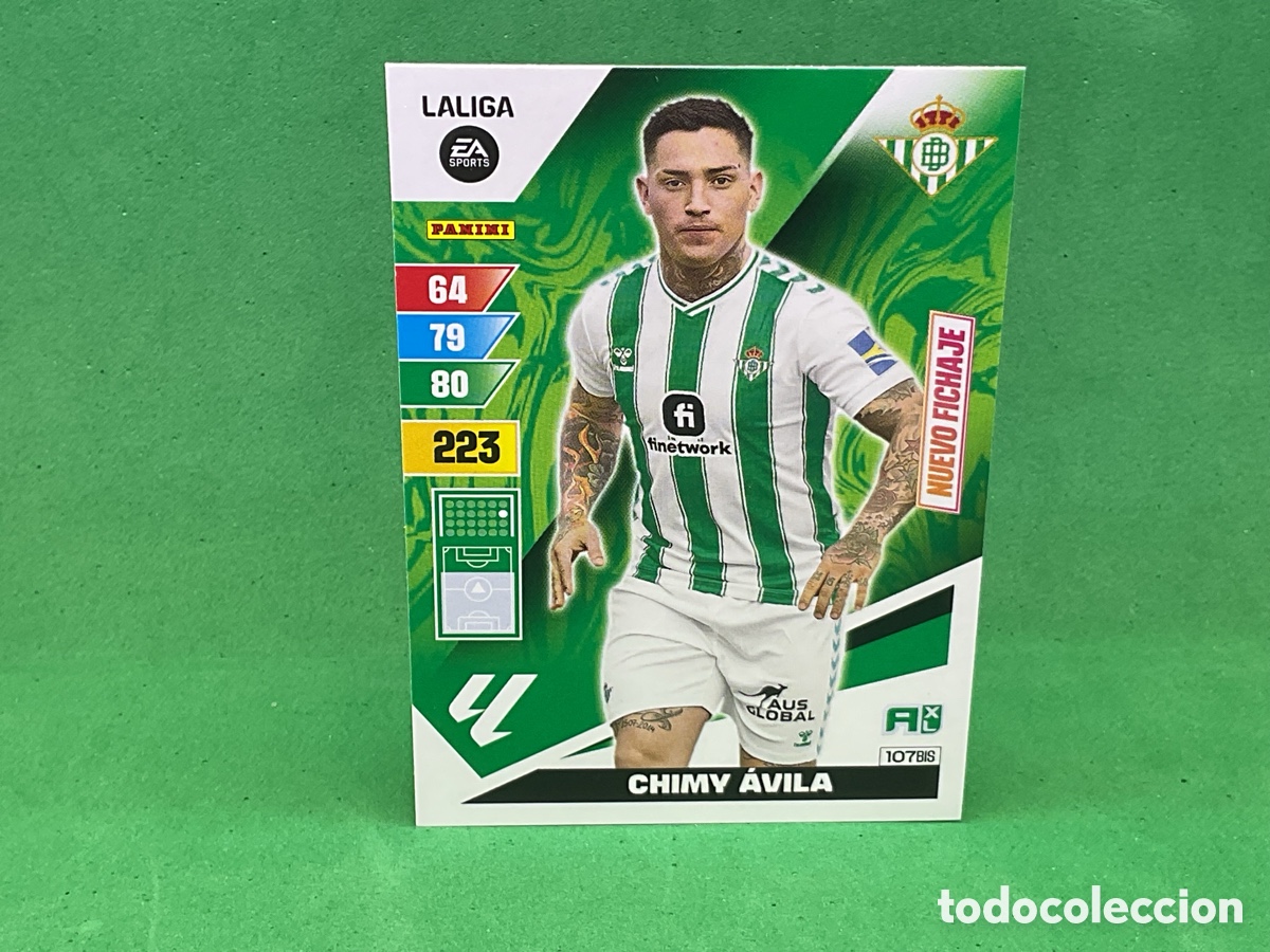 Cromos de Futebol: N&ordm; 107 BIS . CHIMY &Aacute;VILA . REAL BETIS. LA LIGA 2023/2024. ADRENALYN XL TRADING CARD GAME. PANINI
