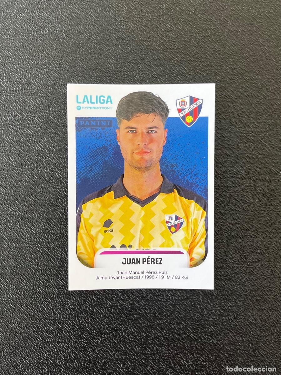 Cromos de f&uacute;tbol: 233 JUAN P&Eacute;REZ SD HUESCA LA LIGA HYPERMOTION 2025 2026 PANINI 25 26