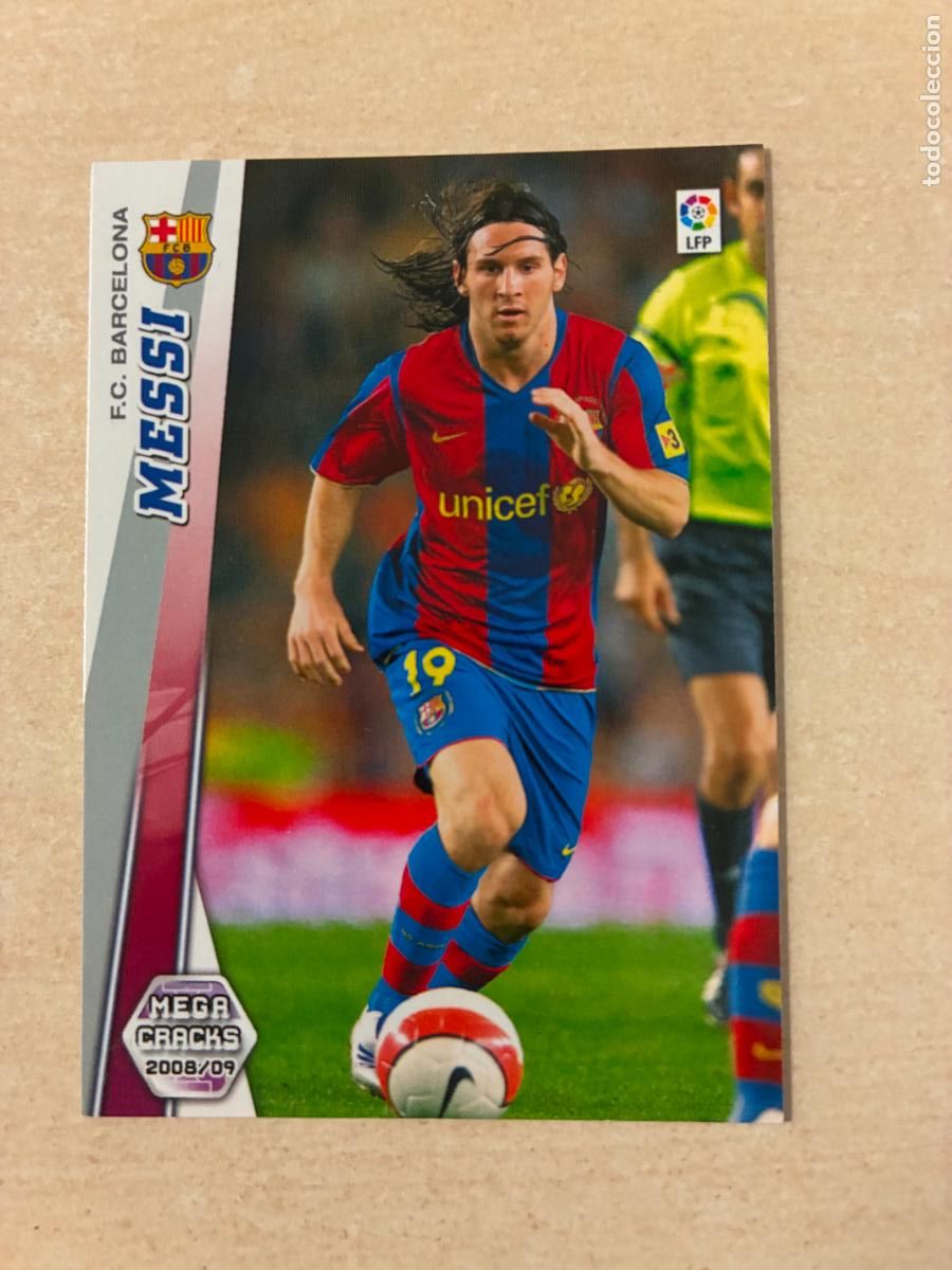 Cromos de f&uacute;tbol: 70 MESSI FC BARCELONA 2008 2009 MEGACRACKS MGK PANINI 08 09 - TRADING CARD