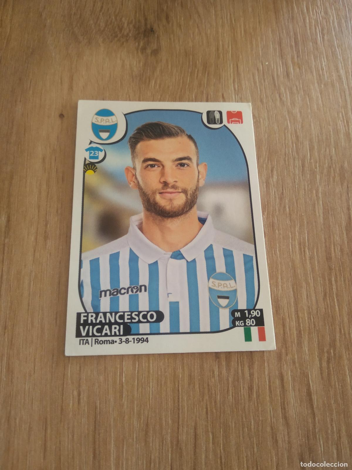 Cromos de f&uacute;tbol: 485 FRANCESCO VICARI SPAL CROMO FUTBOL PANINI LIGA ITALIA 17-18 CALCIATORI 2017-2018