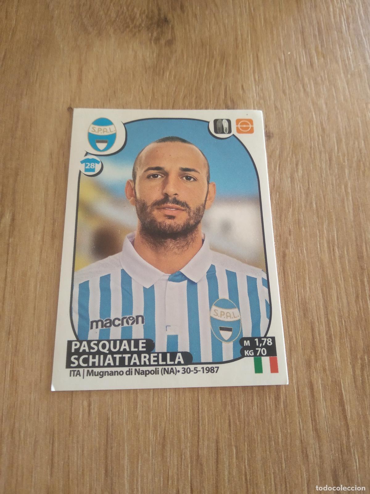 Cromos de f&uacute;tbol: 496 PASQUALE SCHIATTARELLA SPAL CROMO FUTBOL PANINI LIGA ITALIA 17-18 CALCIATORI 2017-2018
