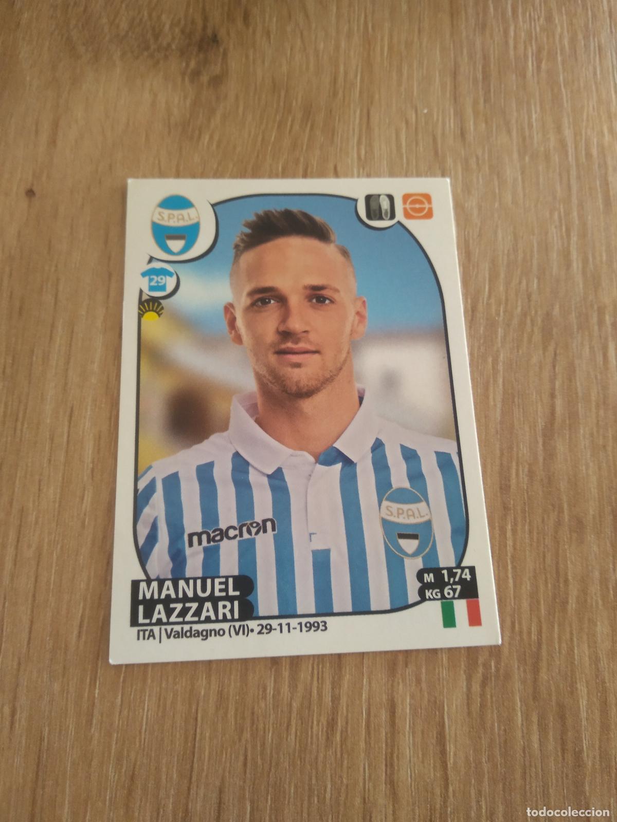 Cromos de f&uacute;tbol: 497 MANUEL LAZZARI SPAL CROMO FUTBOL PANINI LIGA ITALIA 17-18 CALCIATORI 2017-2018
