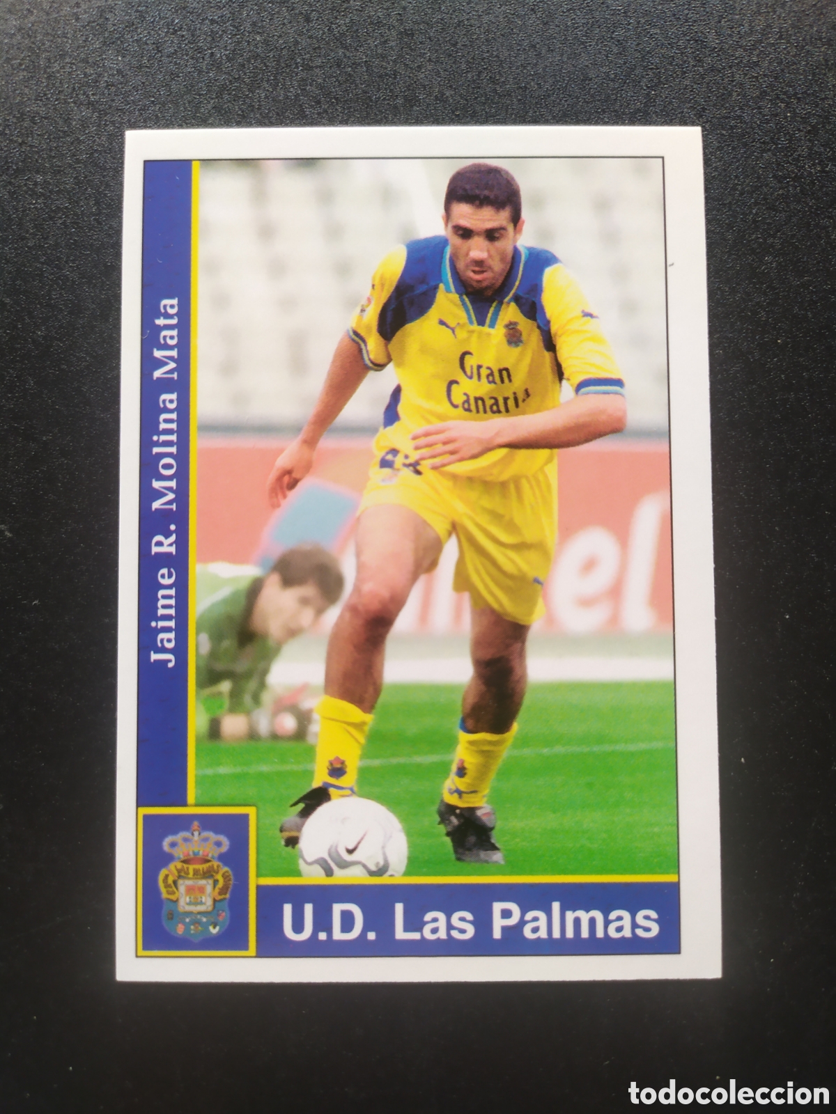 Cromos de f&uacute;tbol: Mundicromo fichas Liga 2001 2002 01 02 Jaime Molina corregido n&deg; 219 Las Palmas