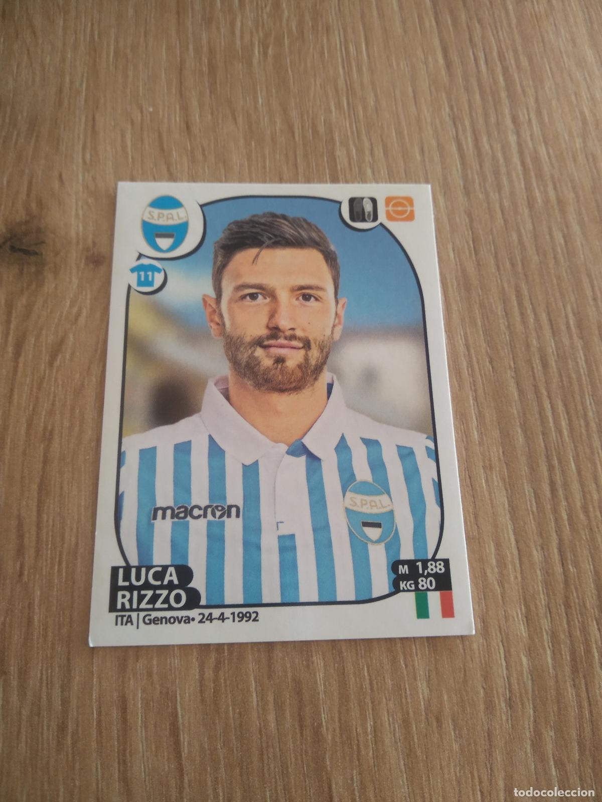 Cromos de f&uacute;tbol: 499 LUCA RIZZO SPAL CROMO FUTBOL PANINI LIGA ITALIA 17-18 CALCIATORI 2017-2018