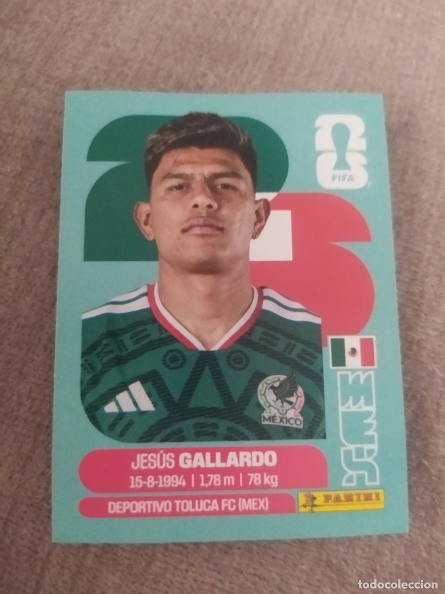 Cromos de f&uacute;tbol: MEX 06 MEX6 Jes&uacute;s GALLARDO 6 M&eacute;xico M&eacute;jico Mundial 2026 Panini