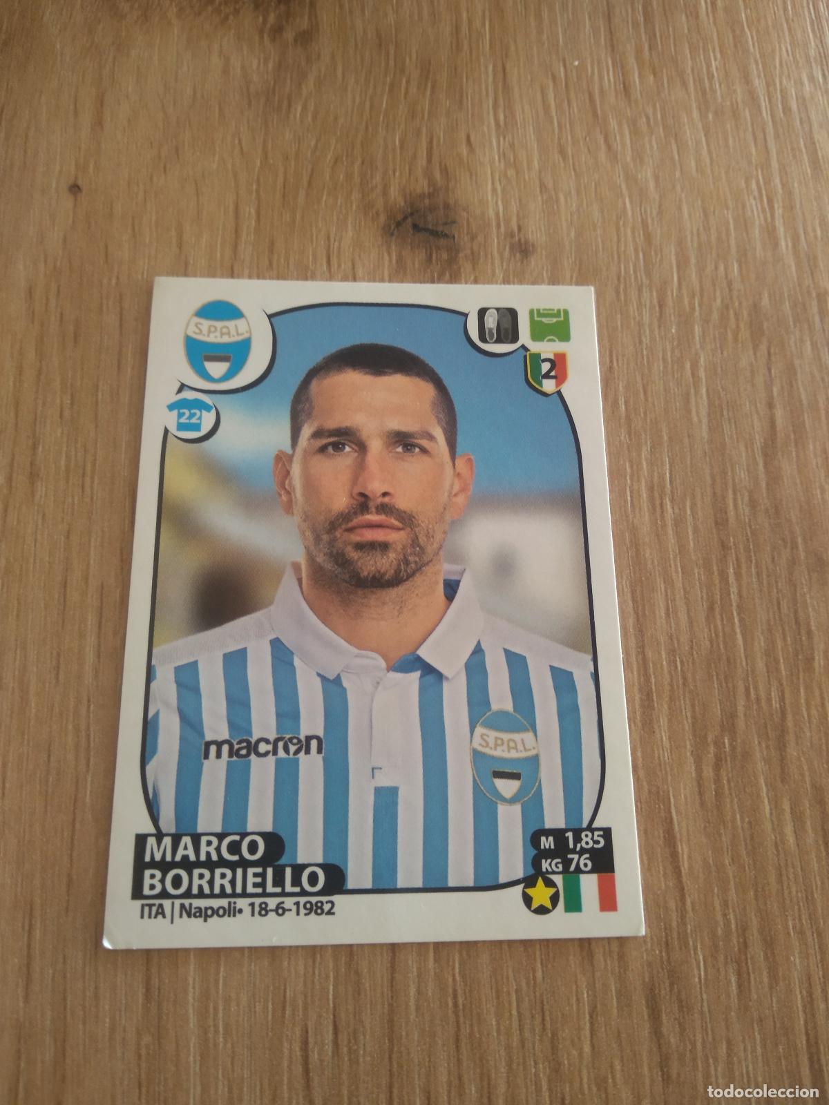 Cromos de f&uacute;tbol: 503 MARCO BORRIELLO SPAL CROMO FUTBOL PANINI LIGA ITALIA 17-18 CALCIATORI 2017-2018