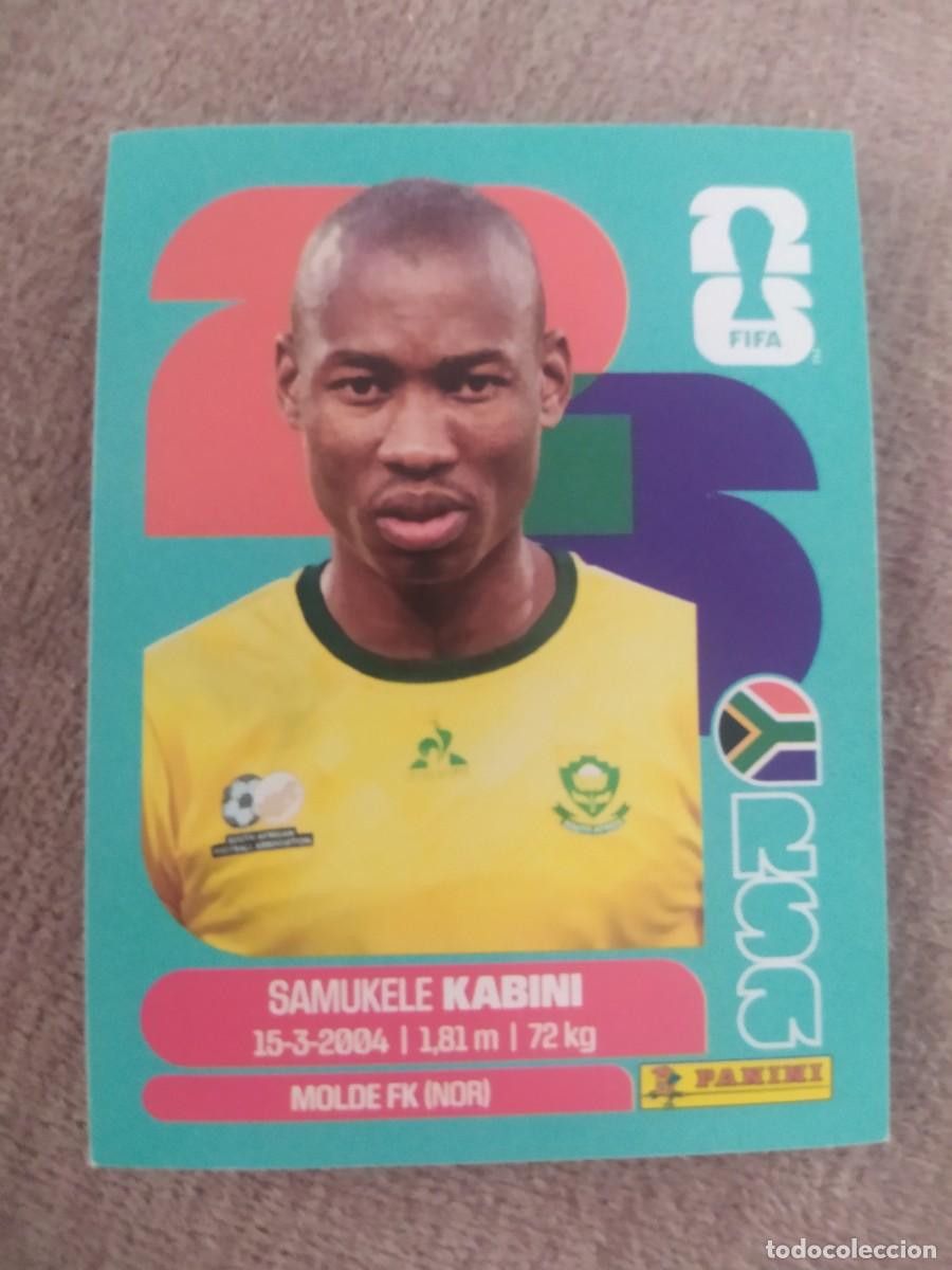 Cromos de f&uacute;tbol: RSA 05 RSA5 Samukele KABINI 5 Sud&aacute;frica Mundial 2026 Panini