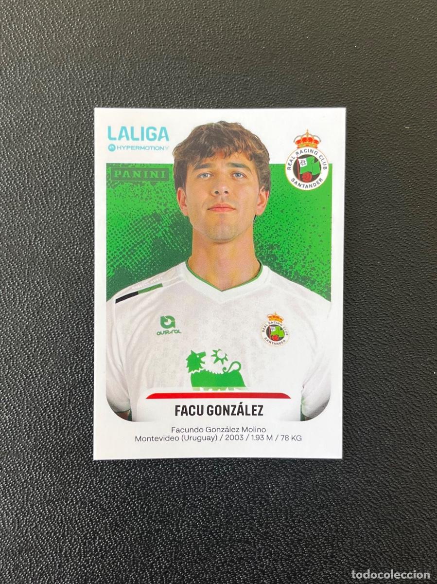Cromos de f&uacute;tbol: 332 FACU GONZ&Aacute;LEZ REAL RACING CLUB DE SANTANDER LA LIGA HYPERMOTION 2025 2026 PANINI 25 26
