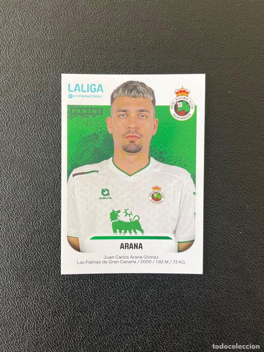 Cromos de f&uacute;tbol: 343 ARANA REAL RACING CLUB DE SANTANDER LA LIGA HYPERMOTION 2025 2026 PANINI 25 26