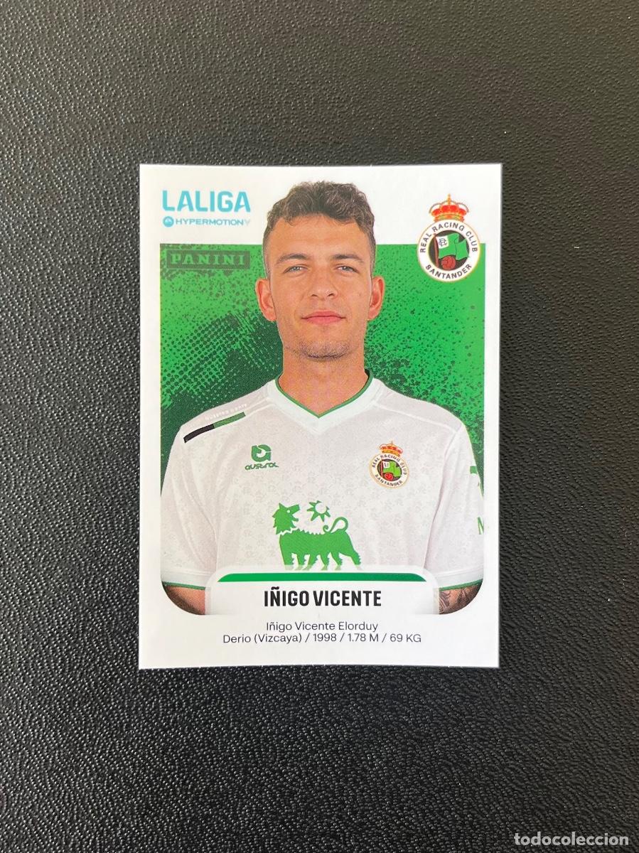 Cromos de f&uacute;tbol: 339 &Iacute;&Ntilde;IGO VICENTE REAL RACING CLUB DE SANTANDER LA LIGA HYPERMOTION 2025 2026 PANINI 25 26