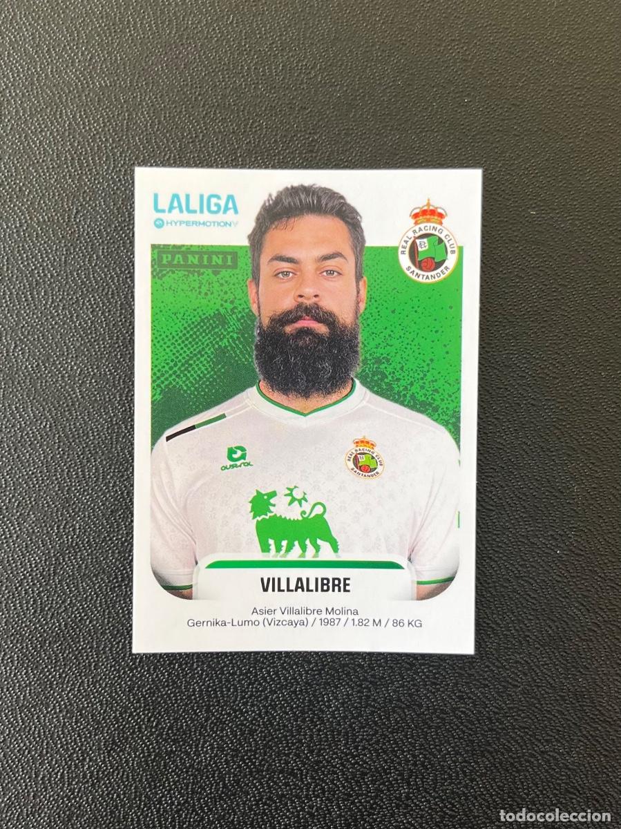 Cromos de f&uacute;tbol: 342 ASIER VILLALIBRE REAL RACING CLUB DE SANTANDER LA LIGA HYPERMOTION 2025 2026 PANINI 25 26