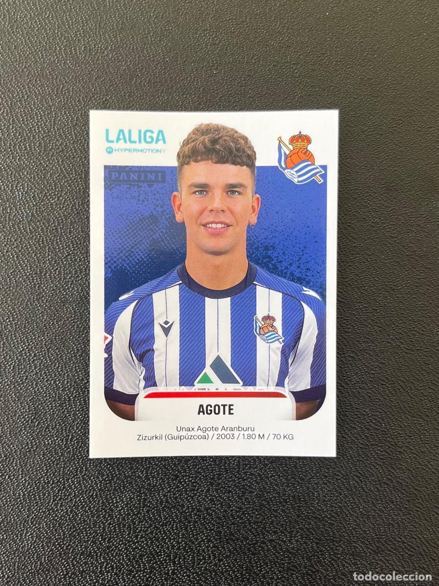 Cromos de f&uacute;tbol: 352 B AGOTE REAL SOCIEDAD B LA LIGA HYPERMOTION 2025 2026 PANINI 25 26