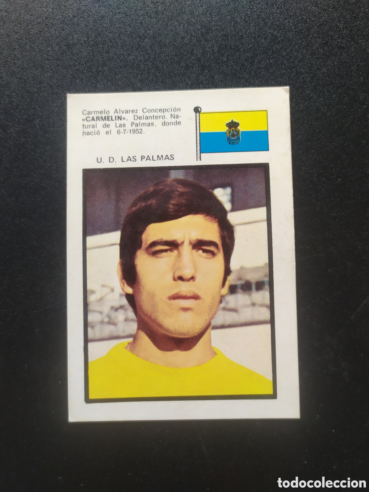 Cromos de Futebol: Liga 1971 1972 71 72 Fher Carmelin Las Palmas sin pegar