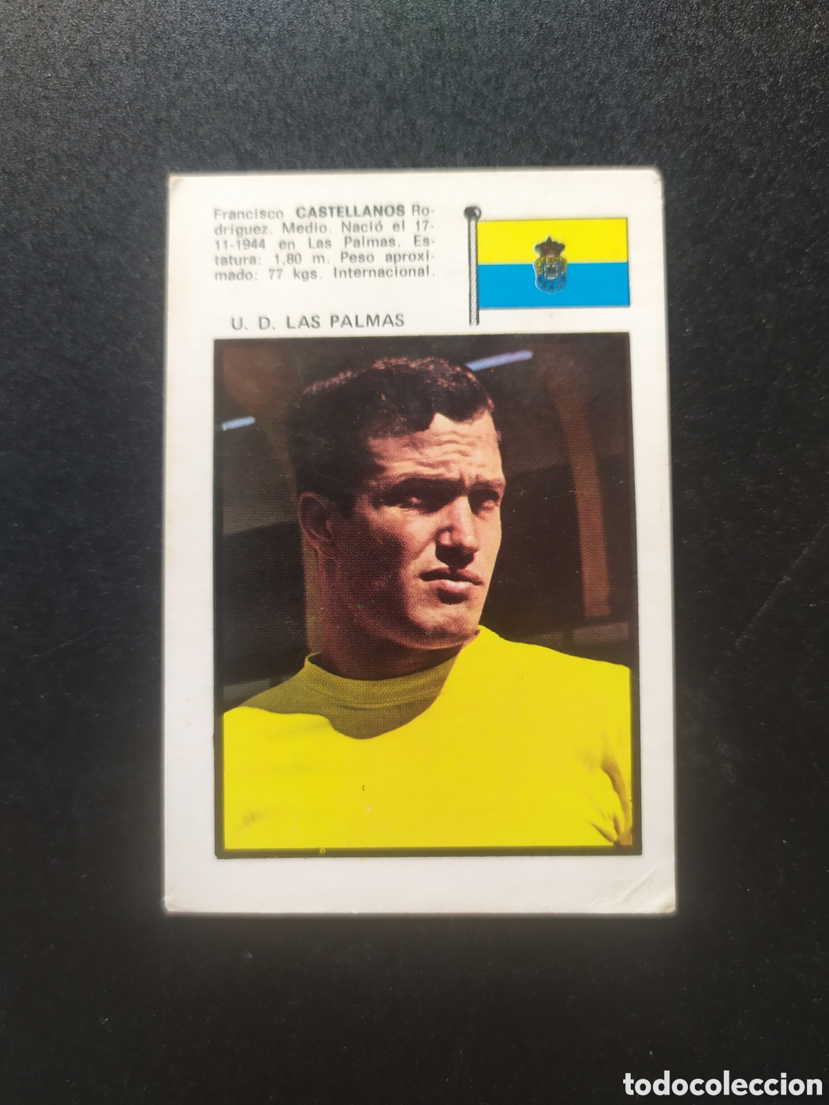 Fu&szlig;ball-Sticker: Liga 1971 1972 71 72 Fher Castellanos Las Palmas sin pegar