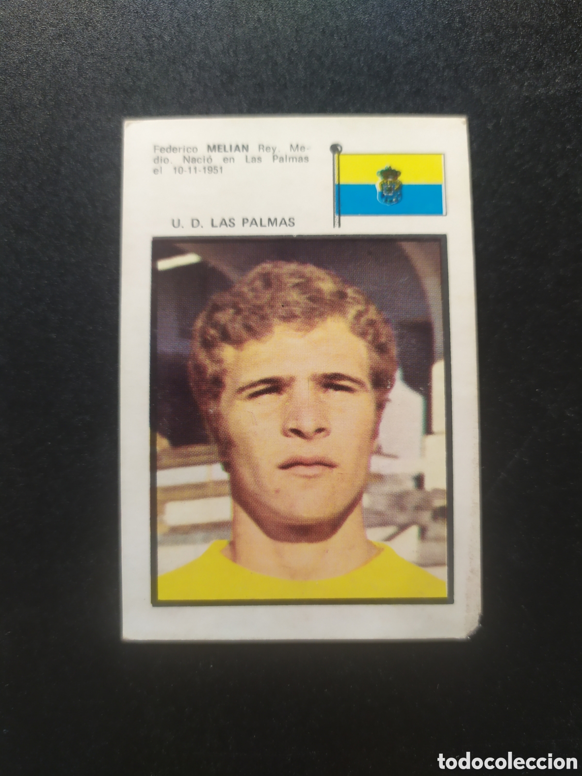Fu&szlig;ball-Sticker: Liga 1971 1972 71 72 Fher Melian Las Palmas sin pegar