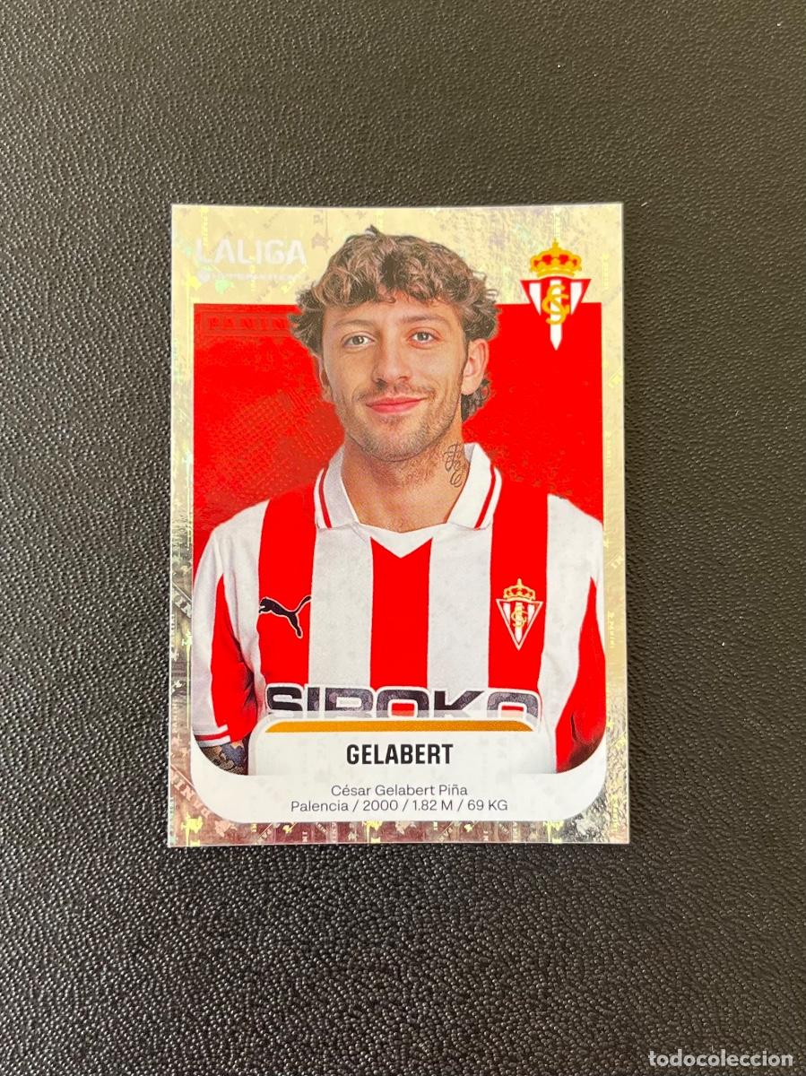 Cartes &agrave; collectionner de Football: 376 C&Eacute;SAR GELABERT SPORTING DE GIJ&Oacute;N LA LIGA HYPERMOTION 2025 2026 PANINI 25 26