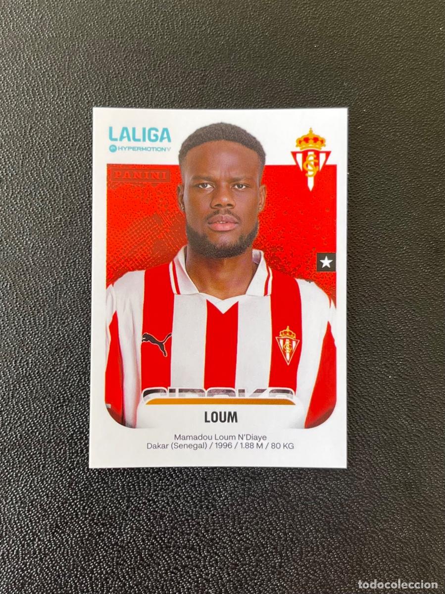 Cartes &agrave; collectionner de Football: 374 LOUM SPORTING DE GIJ&Oacute;N LA LIGA HYPERMOTION 2025 2026 PANINI 25 26