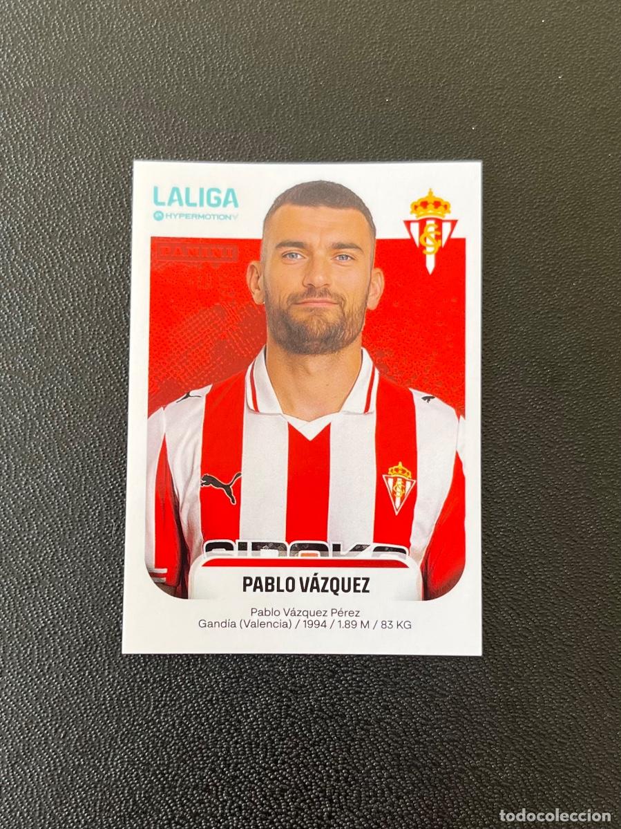 Cromos de f&uacute;tbol: 369 PABLO V&Aacute;ZQUEZ SPORTING DE GIJ&Oacute;N LA LIGA HYPERMOTION 2025 2026 PANINI 25 26