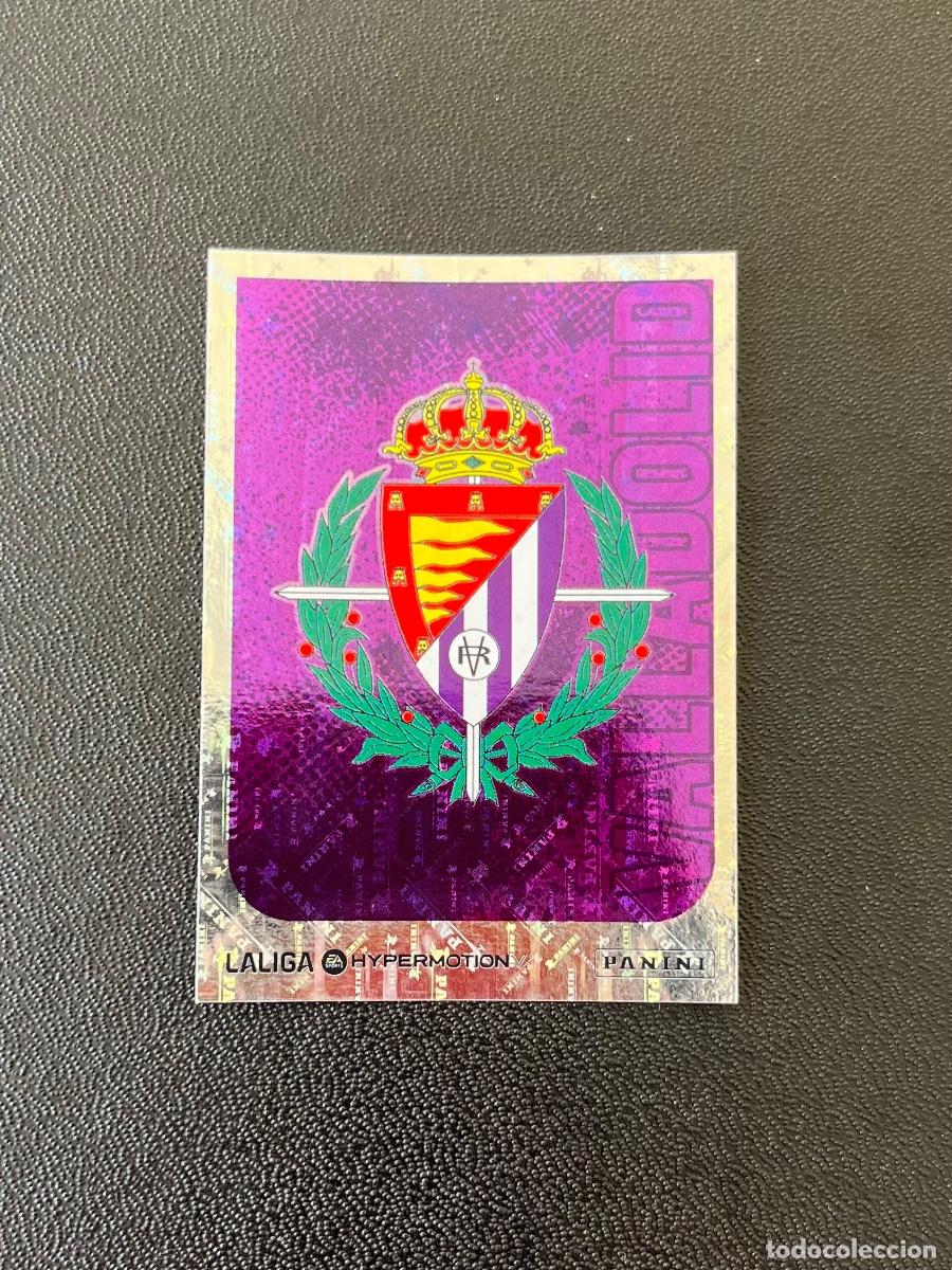 Cromos de f&uacute;tbol: 382 ESCUDO REAL VALLADOLID LA LIGA HYPERMOTION 2025 2026 PANINI 25 26