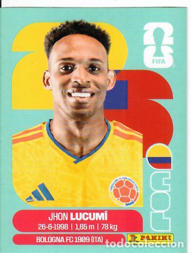 Cromos de f&uacute;tbol: CROMO PANINI MUNDIAL WORLD CUP 2026 - COL8 COL 8 - LUCUM&Iacute; - COLOMBIA