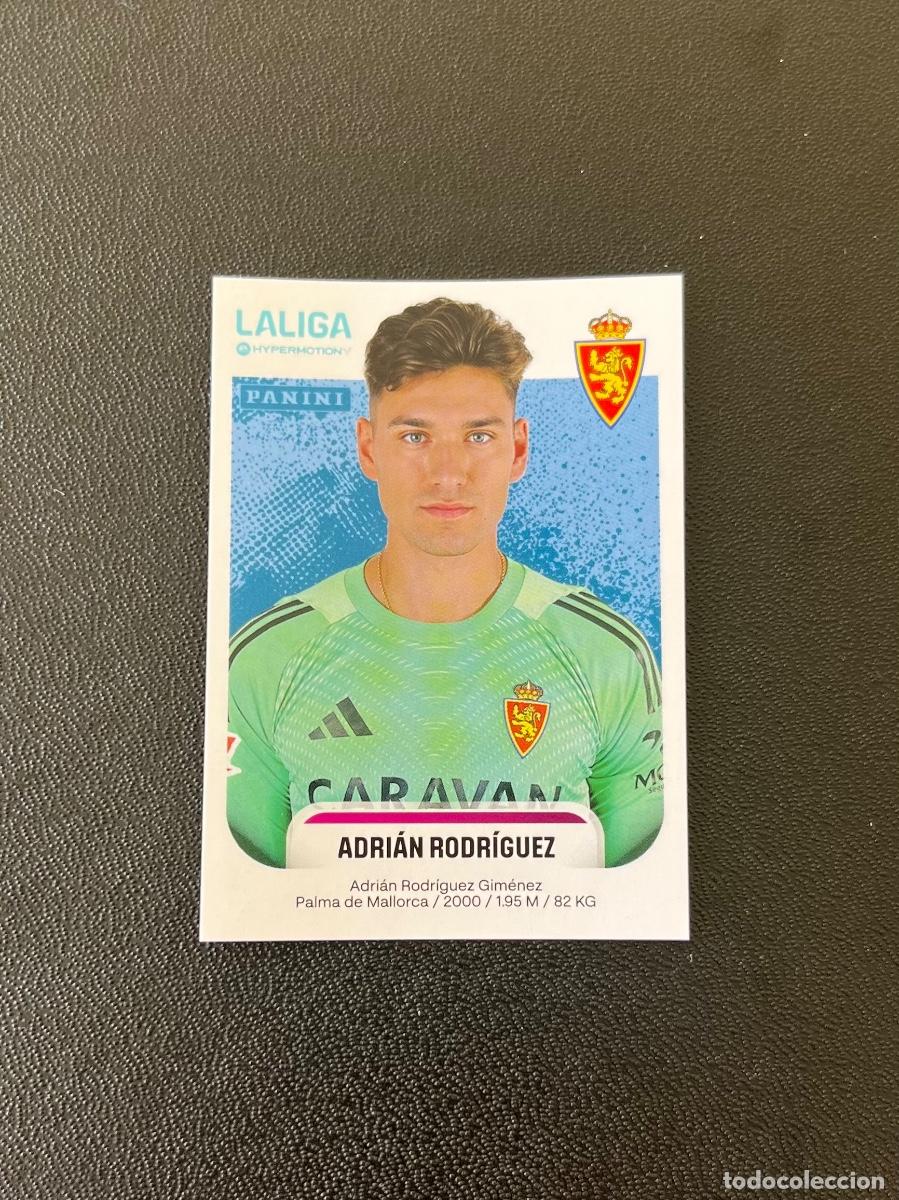 Cromos de f&uacute;tbol: 404 ADRI&Aacute;N RODR&Iacute;GUEZ REAL ZARAGOZA LA LIGA HYPERMOTION 2025 2026 PANINI 25 26