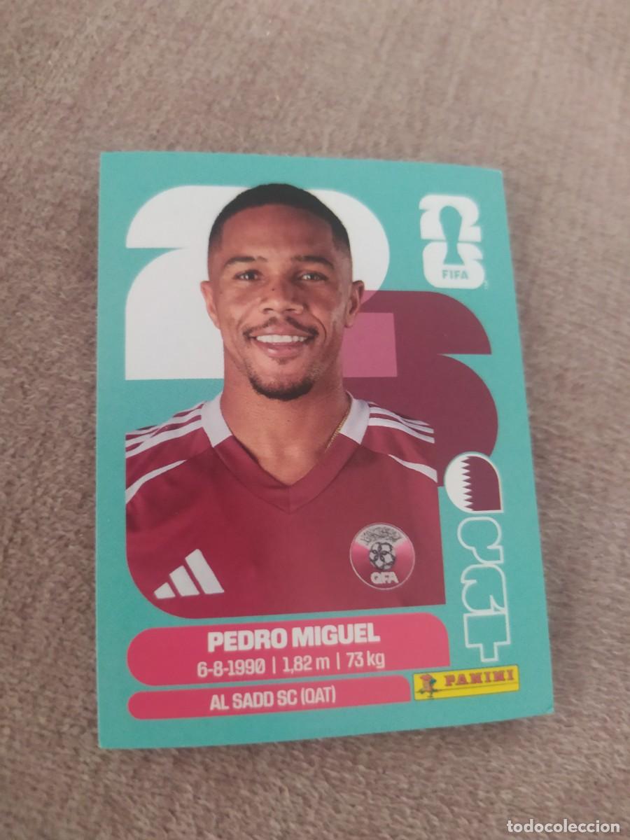 Cromos de f&uacute;tbol: QAT 07 QAT7 PEDRO MIGUEL 7 CATAR QATAR Mundial 2026 Panini