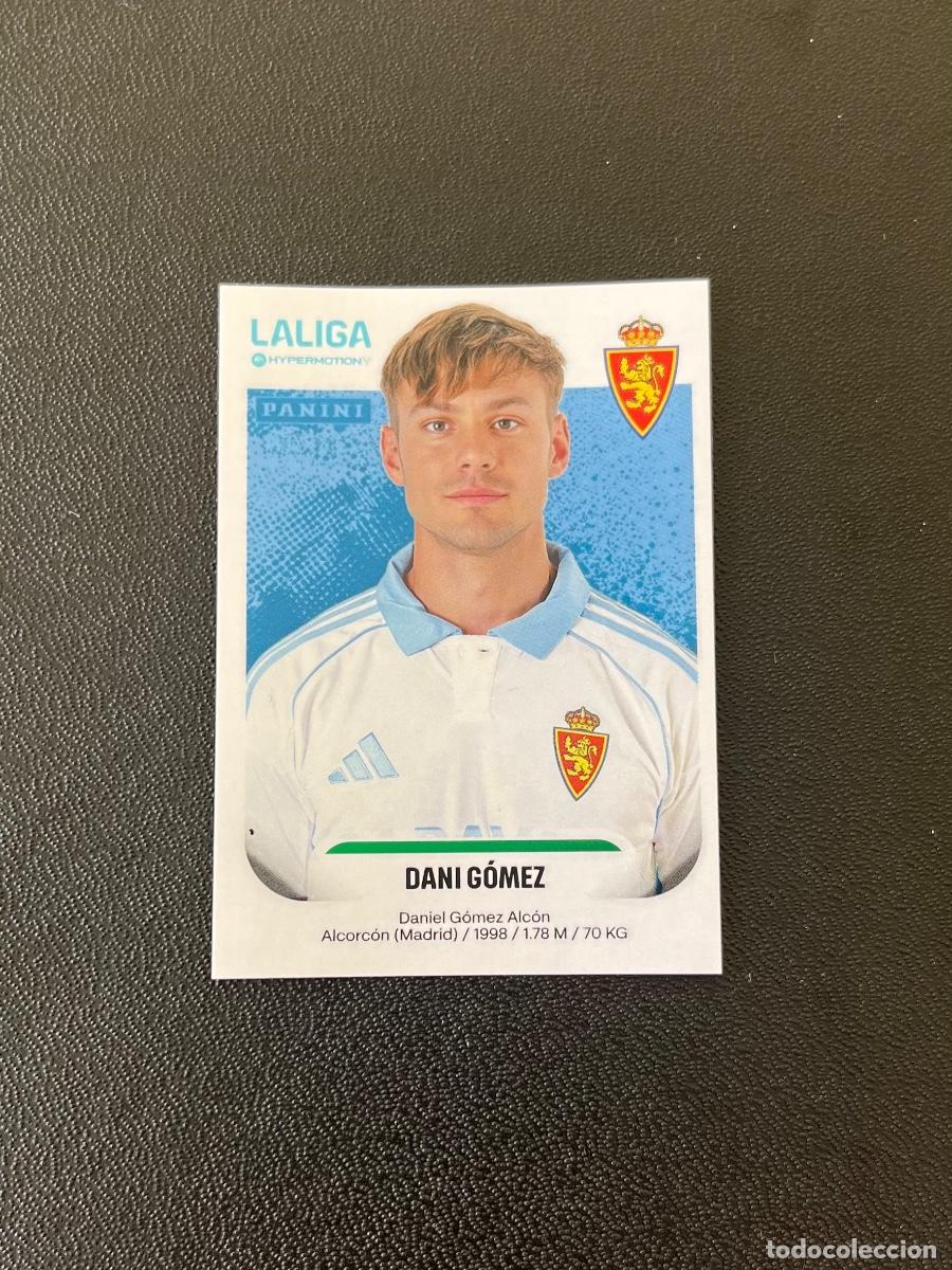 Cromos de f&uacute;tbol: 419 DANI G&Oacute;MEZ REAL ZARAGOZA LA LIGA HYPERMOTION 2025 2026 PANINI 25 26