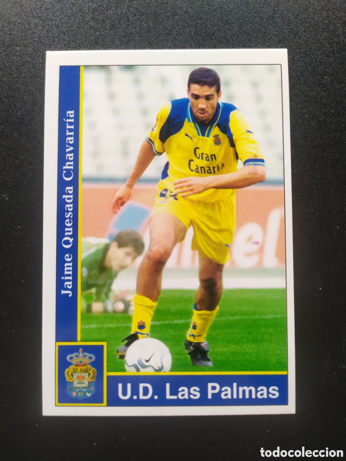 Cromos de f&uacute;tbol: Mundicromo fichas Liga 2001 2002 01 02 Jaime Molina error n&deg; 219 Las Palmas