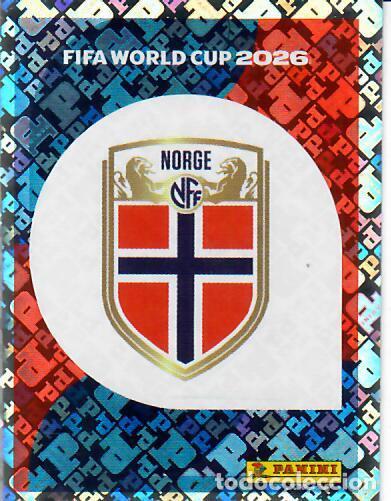 Cromos de f&uacute;tbol: CROMO PANINI MUNDIAL WORLD CUP 2026 - NOR1 NOR 1 - ESCUDO - NORUEGA