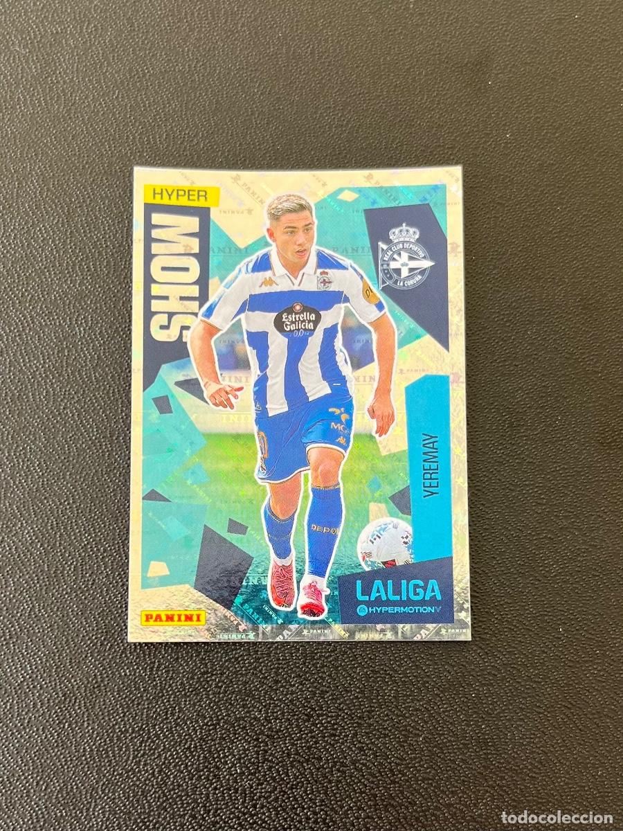 Cromos de f&uacute;tbol: 437 YEREMAY DEPORTIVO DE A CORU&Ntilde;A DEPOR HYPER SHOW LA LIGA HYPERMOTION 2025 2026 PANINI 25 26