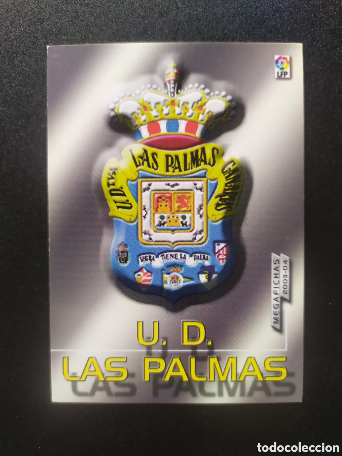 Cartes &agrave; collectionner de Football: Megafichas 2003 2004 03 04 panini escudo 2&ordf; Divisi&oacute;n n&deg; 416 Las Palmas