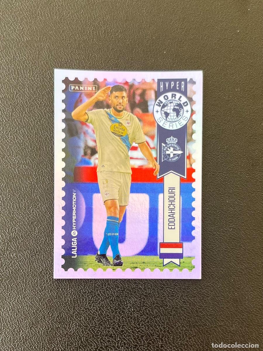 Cromos de f&uacute;tbol: 443 EDDAHCHOURI DEPORTIVO DE A CORU&Ntilde;A HYPER WORLD SERIES LA LIGA HYPERMOTION 2025 2026 PANINI 25 26