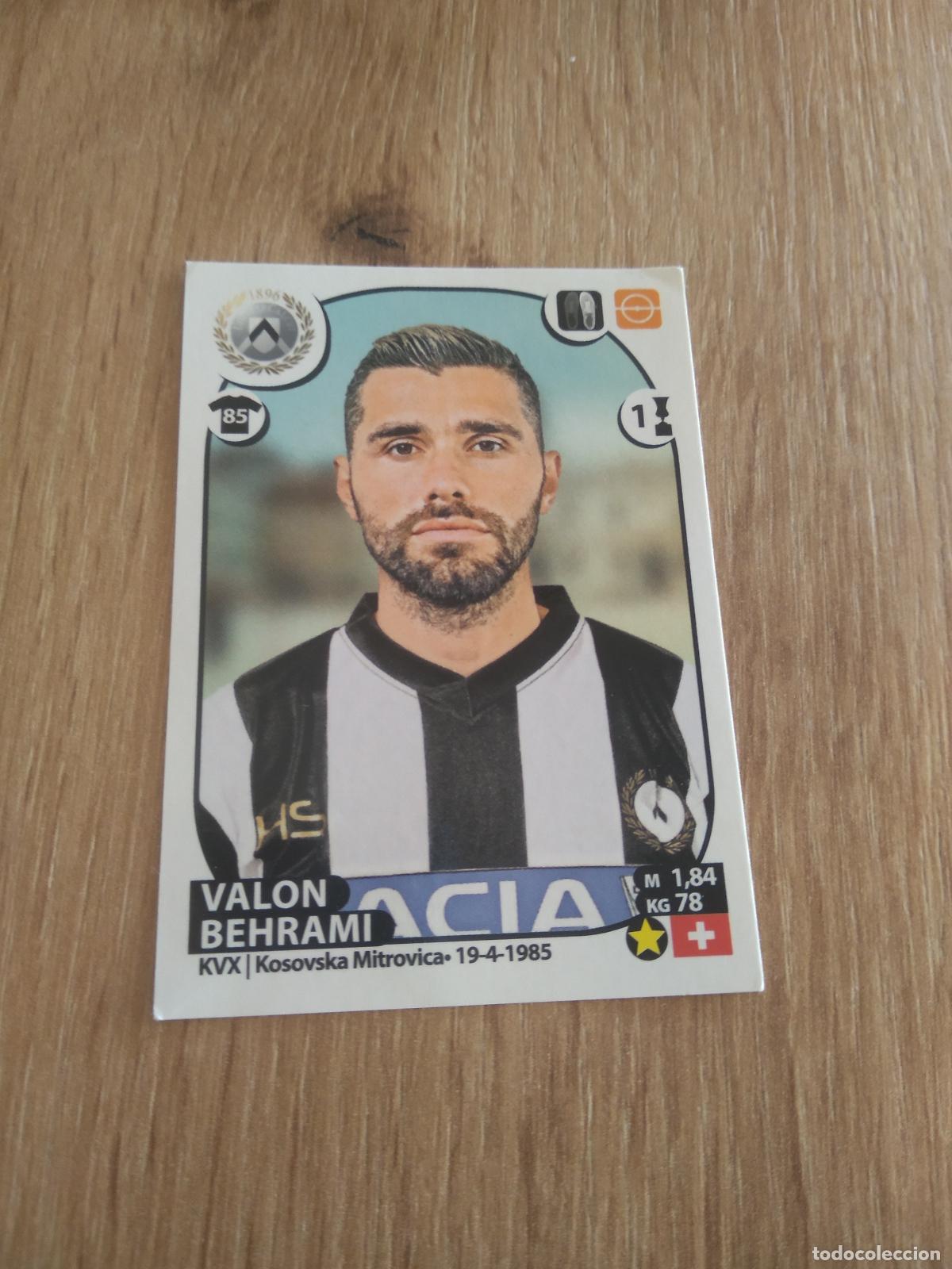 Cromos de f&uacute;tbol: 550 VALON BEHRAMI UDINESE CROMO FUTBOL PANINI LIGA ITALIA 17-18 CALCIATORI 2017-2018