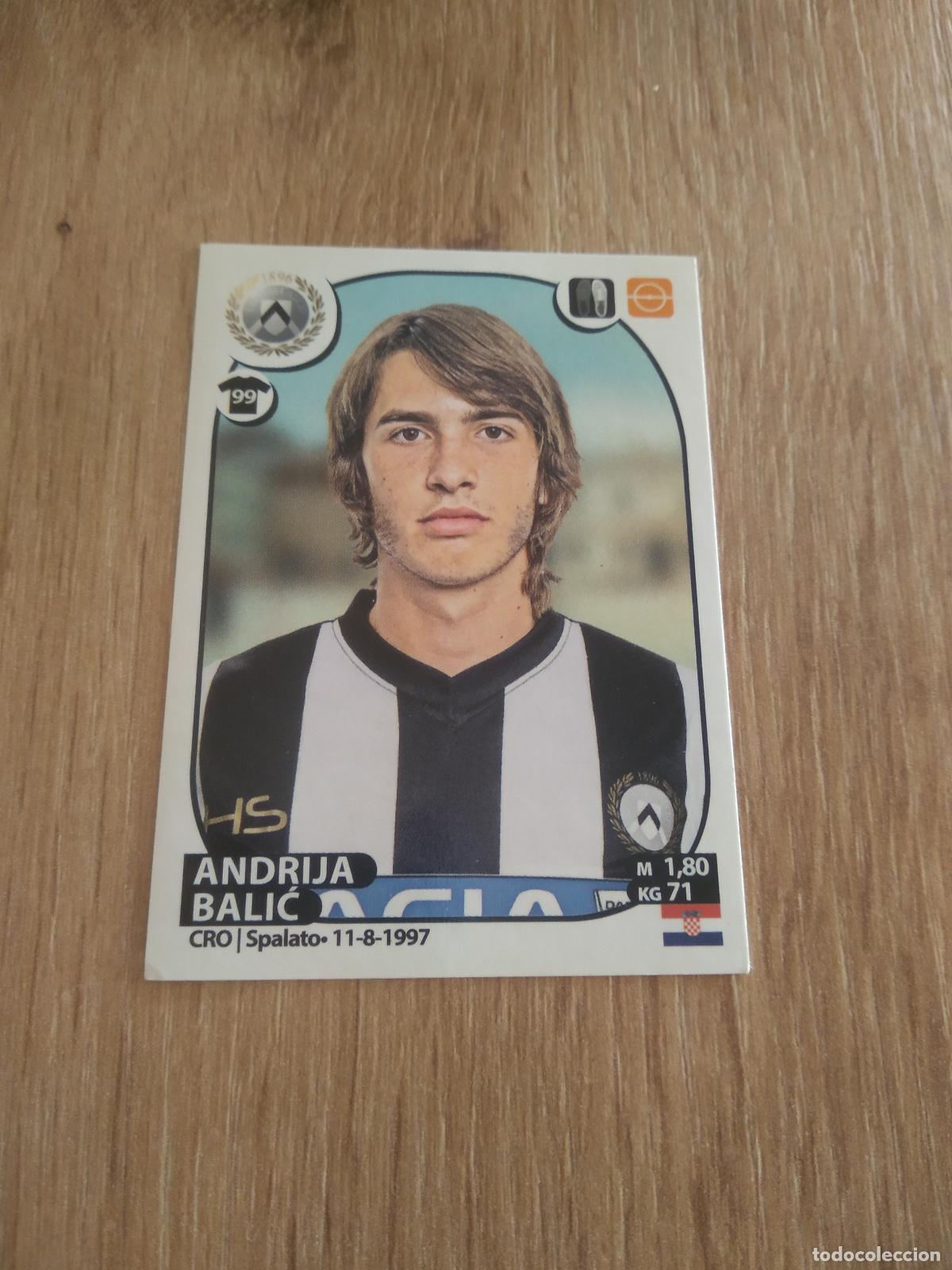 Cromos de f&uacute;tbol: 555 ANDRIJA BALIC UDINESE CROMO FUTBOL PANINI LIGA ITALIA 17-18 CALCIATORI 2017-2018